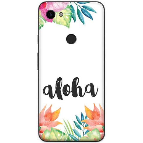 Aloha Tropical Google Pixel 3a Skin